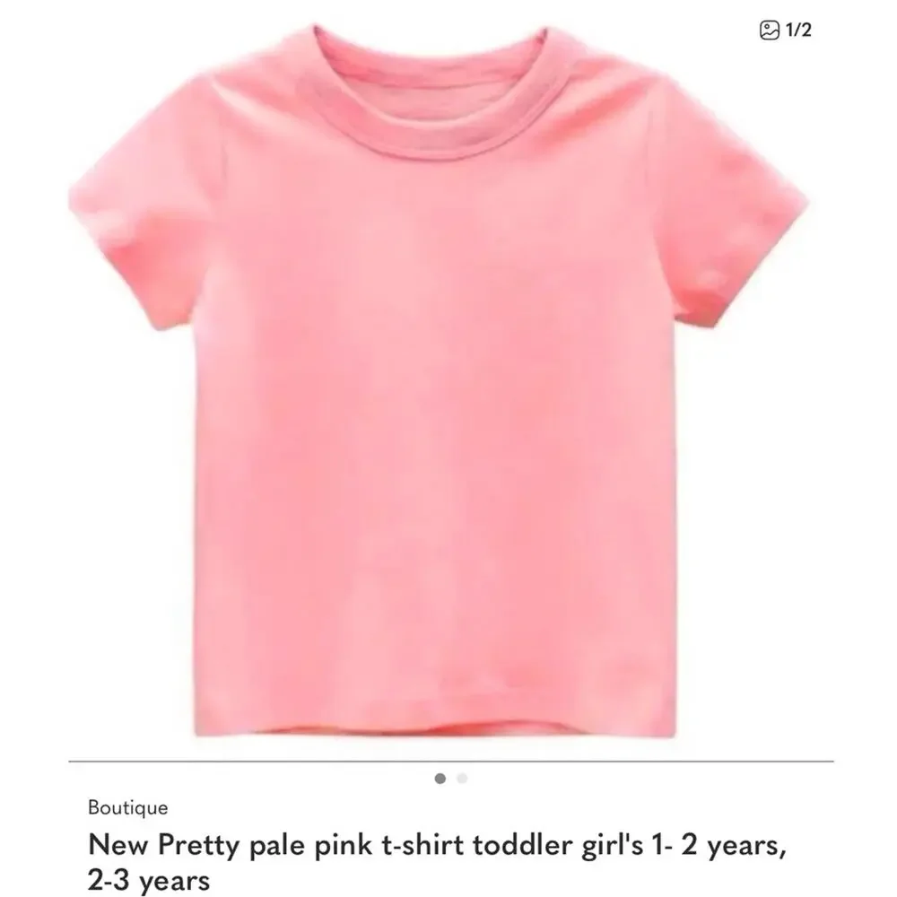 New girl’s pink striped pants 18-24 months
